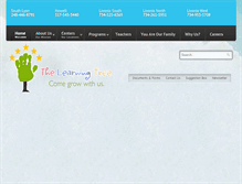 Tablet Screenshot of learningtreechildcare.com